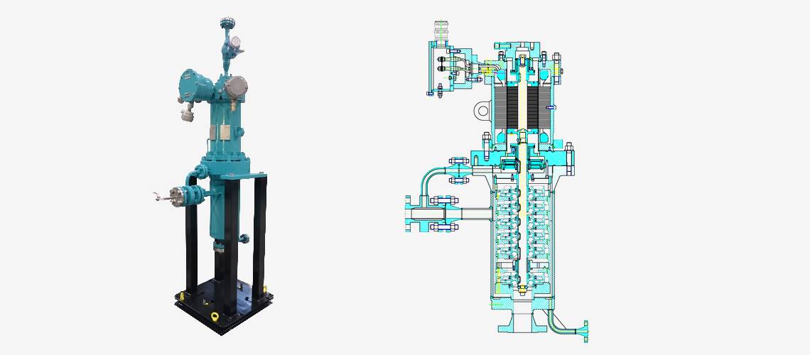 industrial pump for liquefied gaz naphta