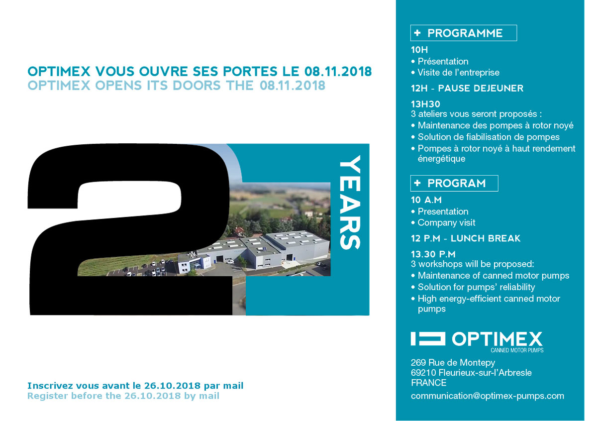 optimex open days program