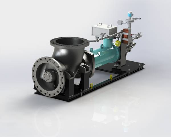 mechanical seal pump retrofit into canned motor pump