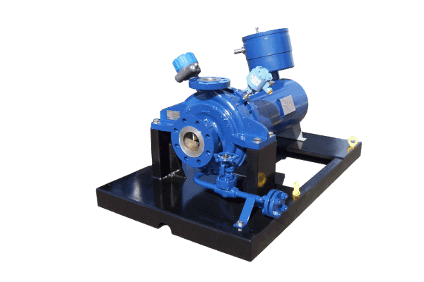 Horizontal canned motor pump for benzen