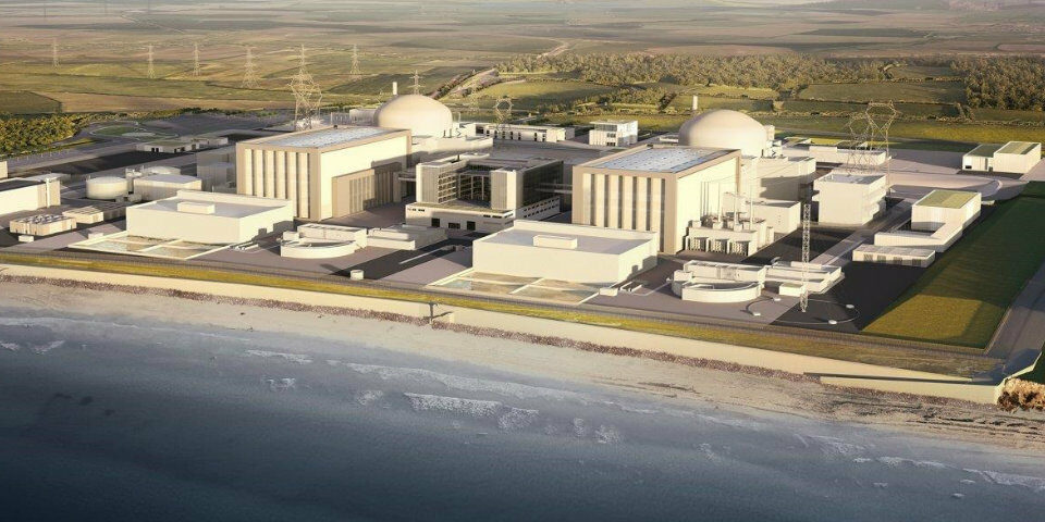 Hinkley Point C Nuclear Power Plant in the UK